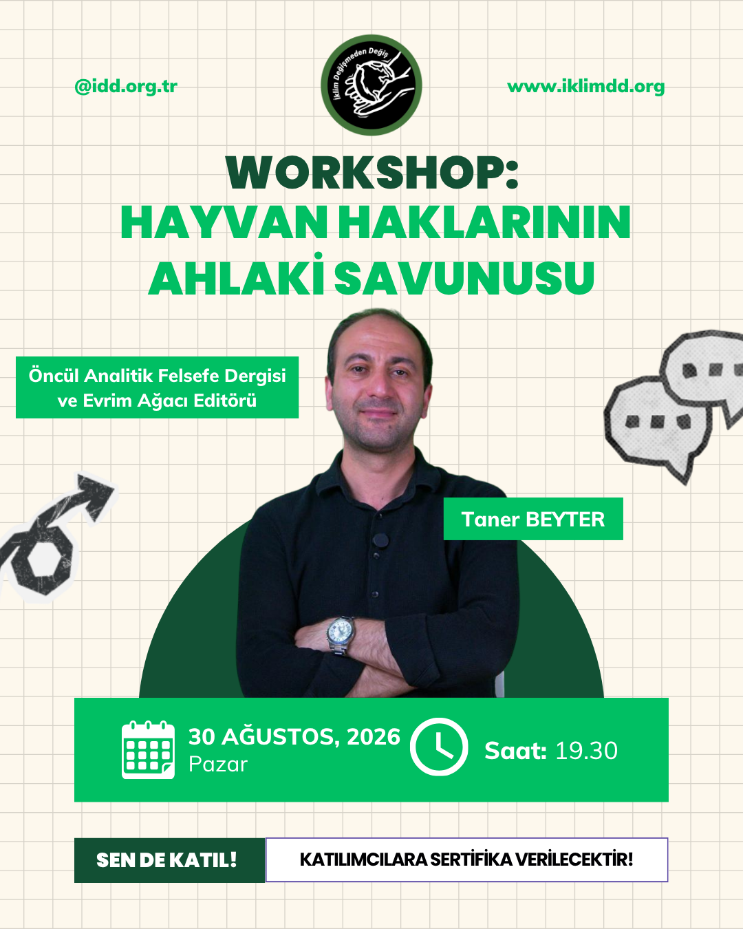Hayvan Haklarının Ahlaki Savunusu Workshop